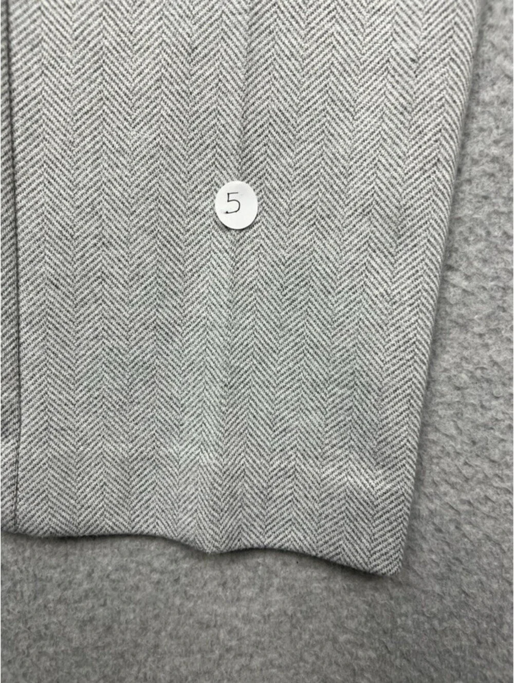 Ann Taylor Herringbone Ankle Pants Women Petite 6P Gray Office City Work Casual*